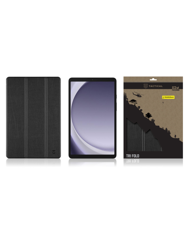 Tactical Book Tri Fold Case for Samsung Galaxy TAB A9 8.7" Black