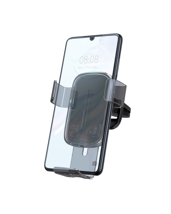 Baseus inAuto WXYL-K01 Универсальный Держатель C Беспроводной Зарядкой + Micro USB Провод 1.2м Черный