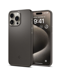 Spigen Thin Fit, gunmetal - iPhone 15 Pro Max