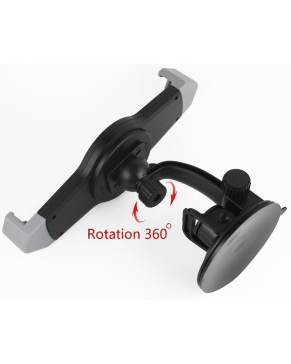 Omega 2in1 Держатель для планшетов 7-10'' на стекло Черный