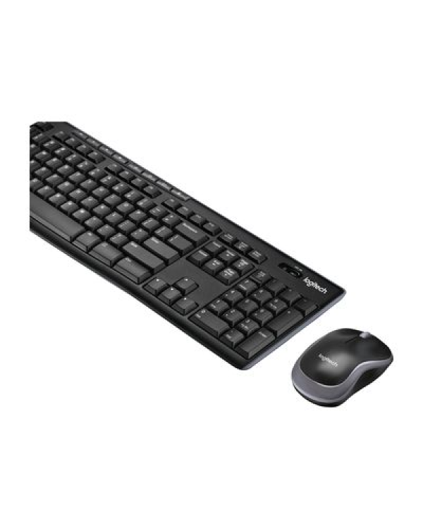 Комплект клавиатуры и мыши Logitech MK270 (DE) - черный
