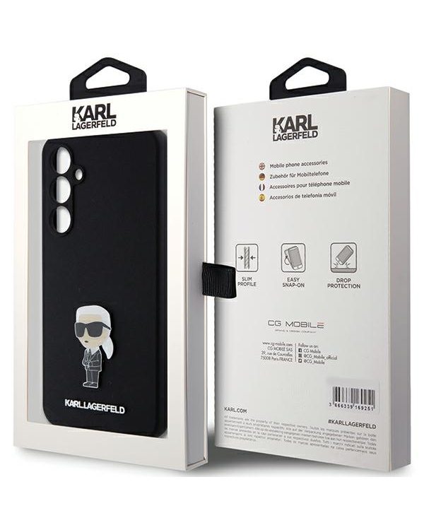 Karl Lagerfeld KLHCS23FEMHKNPK S23 FE S711 черный силикон Ikonik металлическая булавка