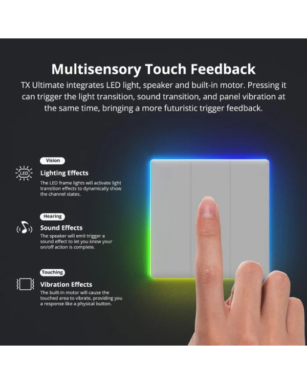 Умный настенный выключатель Sonoff T5-4C-86