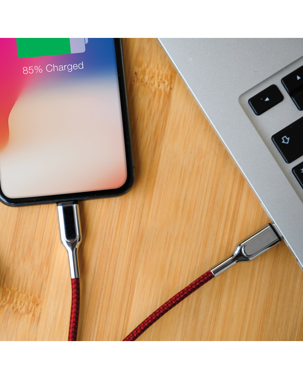 Forever Core Utra Fast MFI PD кабель USB-C - Lightning 1,5 м 2,4A красный