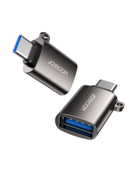 Joyroom USB 3.2 Gen 1 (Male) - USB Type C (Female) adapter black (S-H151 Black)