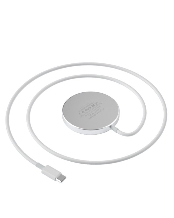Dudao 15 W magnetic wireles Charger + 20 W wall charger included (MagSafe compatible) white (A12XS)