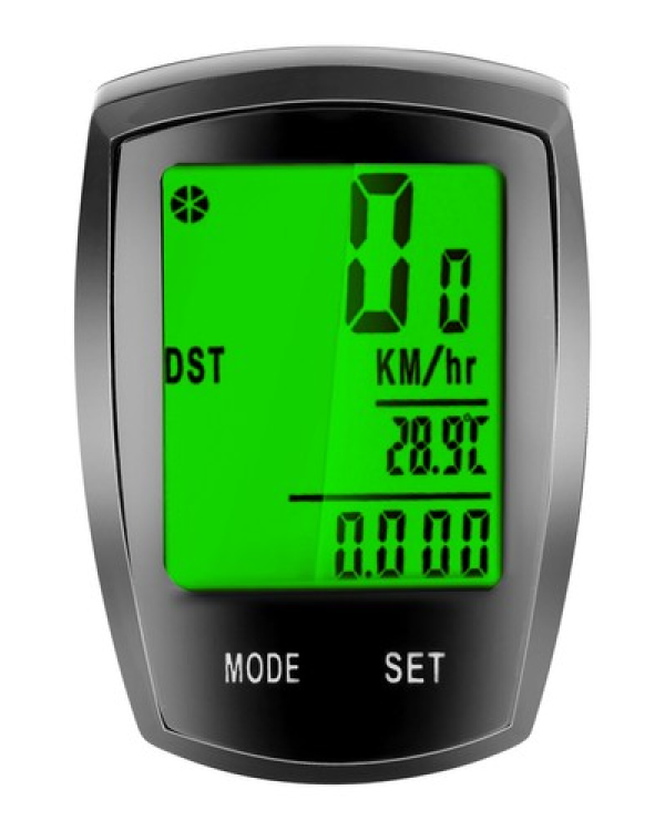 Goodbuy 18667 беспроводной водонепроницаемый измеритель скорости велосипеда для велосипедов IPX4 / LCD