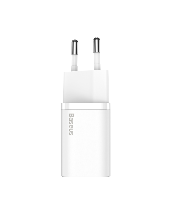 Baseus Super Si Quick Charger 1C 25W с кабелем USB-C для USB-C 1м (белый)