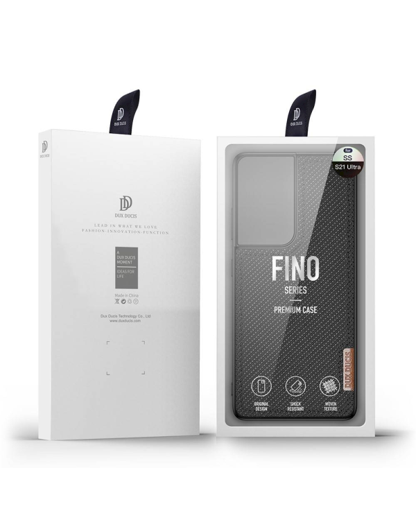 Dux Ducis Fino чехол для телефона Samsung G998 Galaxy S21 Ultra 5G черный