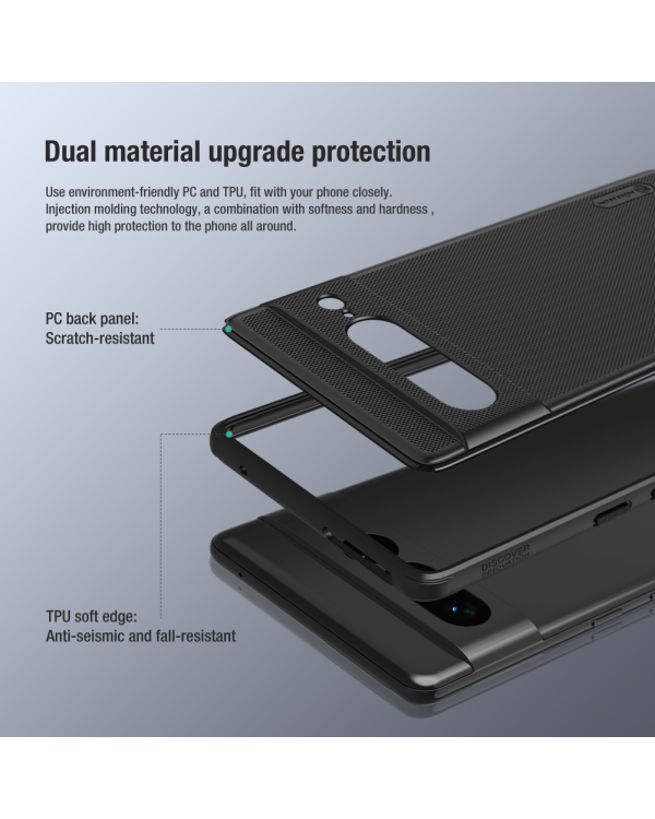 Nillkin Super Frosted PRO Back Cover for Google Pixel 7 Pro Black