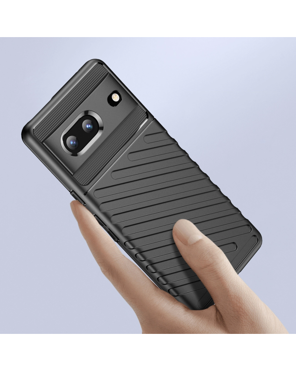 Thunder Case flexible armored cover for Google Pixel 7 black
