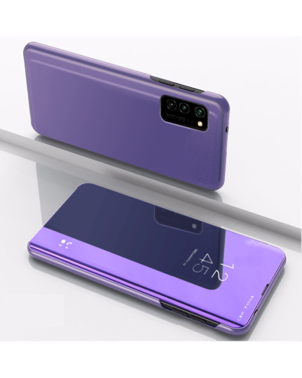 Fusion clear view книжка чехол для Samsung A415 Galaxy A41 фиолетовый