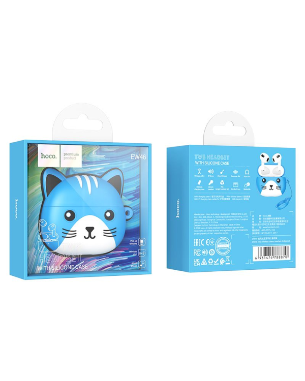 Hoco Dodge Cat EW46 Bluetooth 5.3 беспроводные наушники с микрофоном