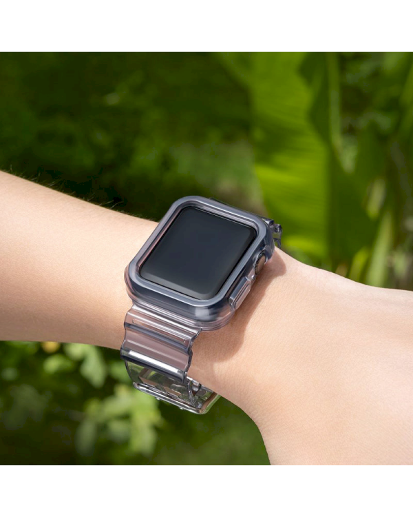 Fusion Light Set силиконовый ремешок для Apple Watch 42mm / 44mm / 45mm черный