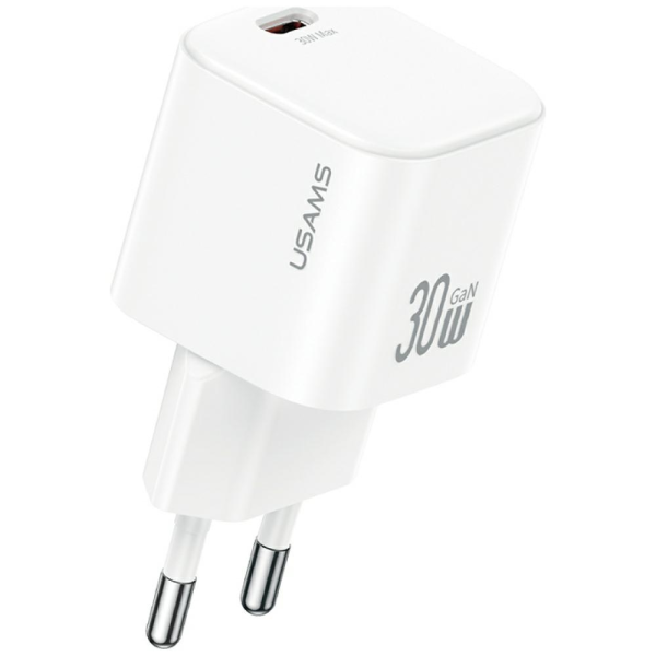 Зарядное устройство USAMS JO Series CC262 30W | USB-C | USB-C to Lightning Cable | 1m | white