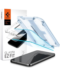 TEMPERED GLASS Spigen GLAS.TR "EZ FIT" 2-PACK GALAXY S23 CLEAR