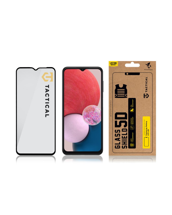 Tactical Glass Shield 5D for Samsung Galaxy A13 4G Black