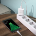 Настенное зарядное устройство Borofone BN1 Innovative - USB - 2,1A с разъемом USB - MicroUSB белое