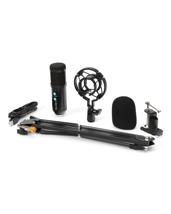 Varr Tube Микрофон Для Игр / Трансляций / Подкастов Черный + Держатель, Поп фильтр