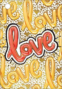 Открытка-отношение "LOVE"