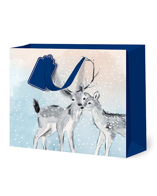 Сумка бумажная Лакарт "Новый год"