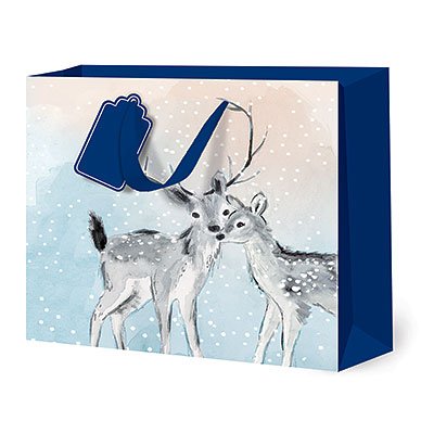 Сумка бумажная Лакарт "Новый год"