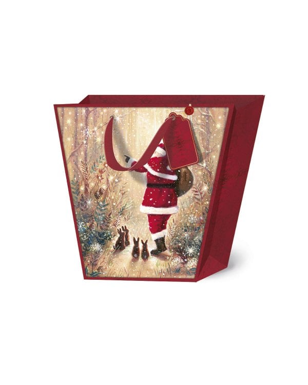 Сумка бумажная Лакарт "Новый год"