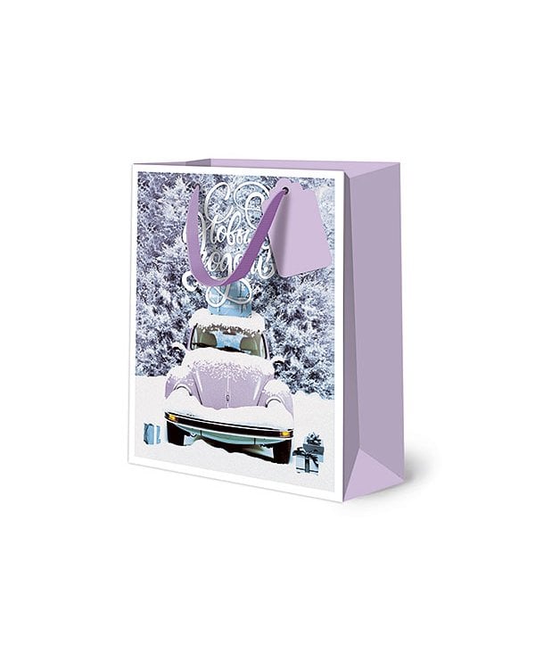 Сумка бумажная Лакарт "Новый год"