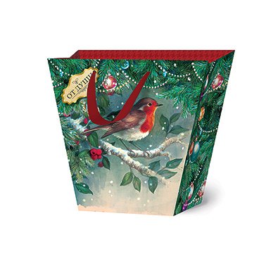 Сумка бумажная Лакарт "Новый год"