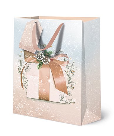 Сумка бумажная Лакарт "Новый год"