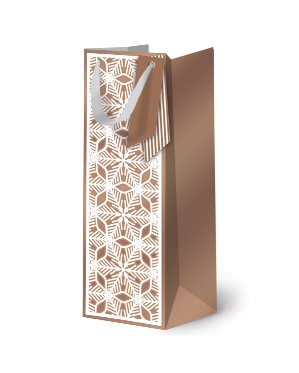 Сумка бумажная Лакарт "Новый год"