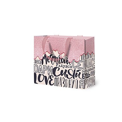 Сумка бумажная Лакарт