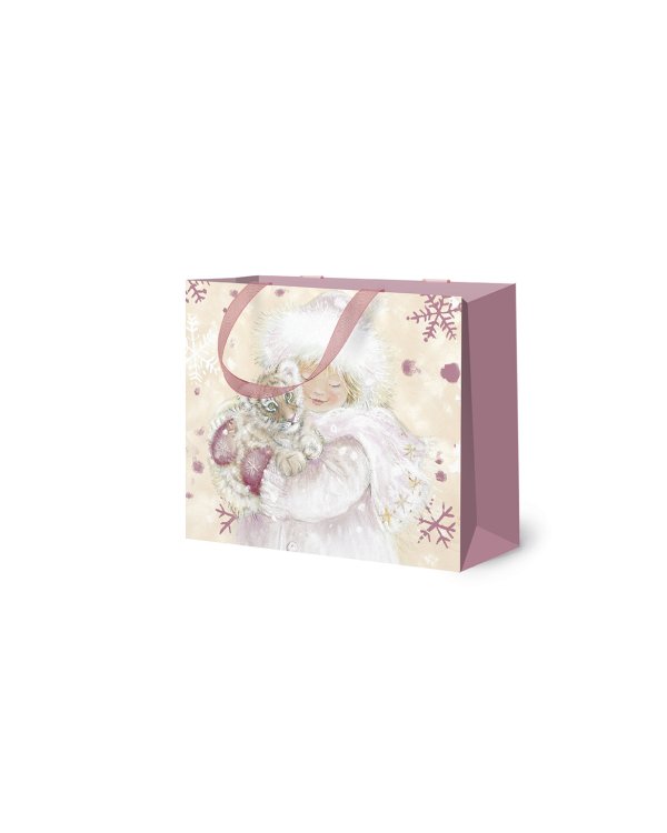 Сумка бумажная Лакарт "Новый год"