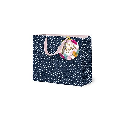 Сумка бумажная Лакарт "Новый год"