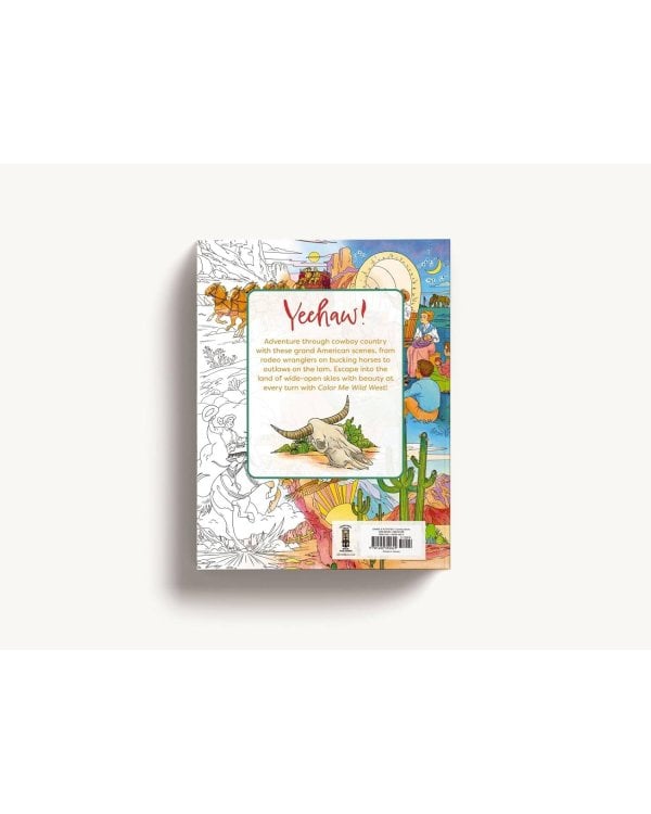 Color Me Wild West Раскрась меня Дикий запад раскраска /Книги на английском языке