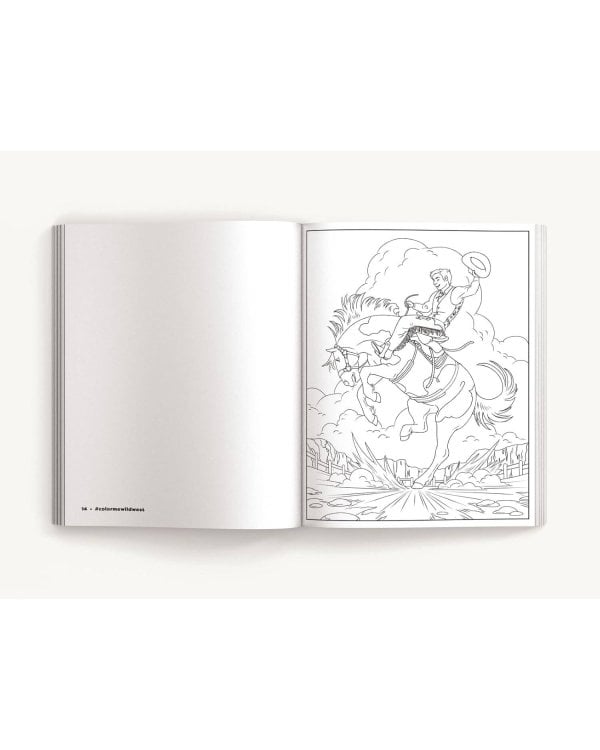 Color Me Wild West Раскрась меня Дикий запад раскраска /Книги на английском языке