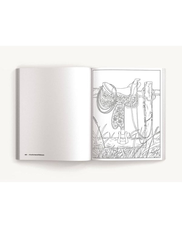 Color Me Wild West Раскрась меня Дикий запад раскраска /Книги на английском языке