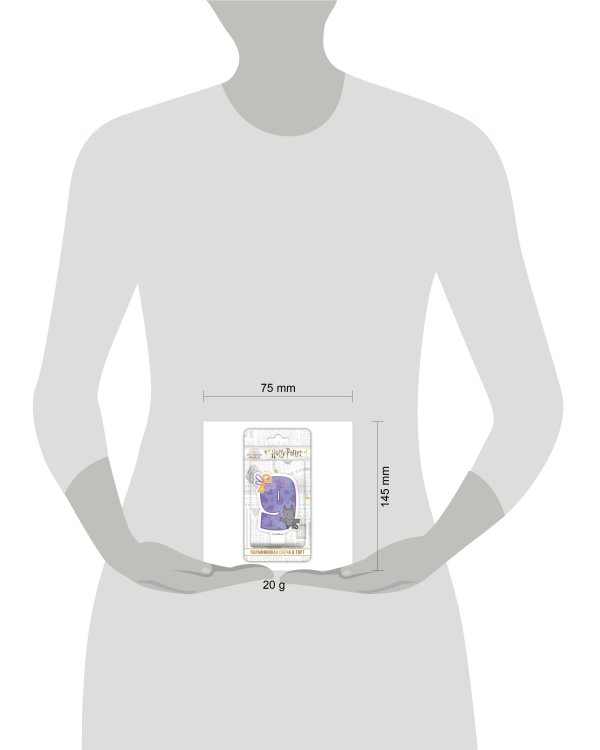 Harry Potter. Парафиновая свеча в торт (цифра 9 с рисунком), в блистере (чиби)