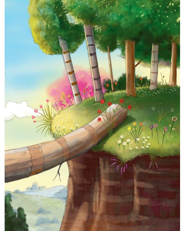 Лиса и лягушонок (ил. автора)