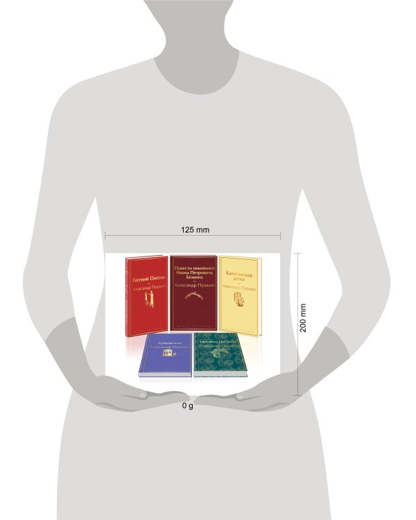 Ай да Пушкин, ай да... (набор из 5 книг: Евгений Онегин, Повести покойного Ивана Петровича Белкина, Капитанская дочка, Дубровский, Сказки. Поэмы (лимитированный дизайн))