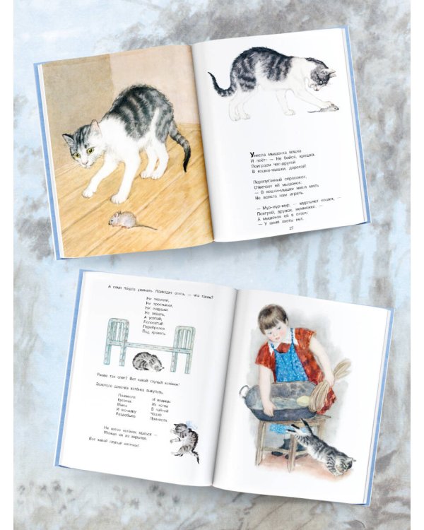 Усатый-полосатый. Рисунки В. Лебедева