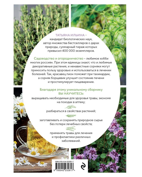 Аптечный огород. Справочник по сбору, хранению и применению целебных растений (новое оформление)