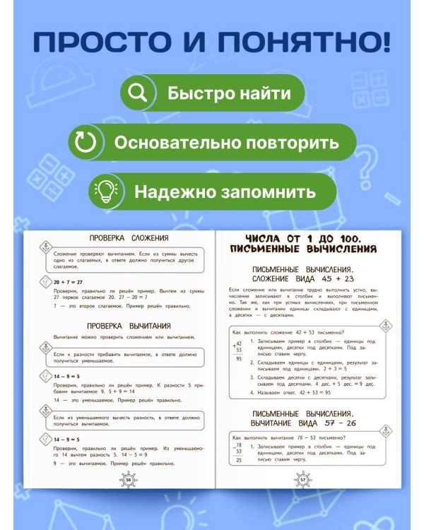 Справочник по математике. 1 класс