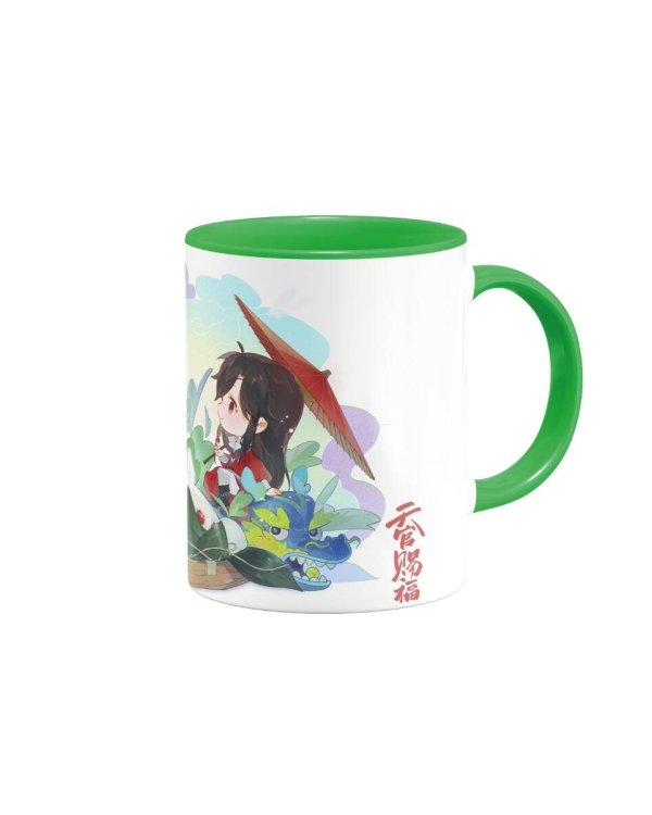 Кружка керамическая "Благословение небожителей. Чиби Дуаньу. 330 мл"