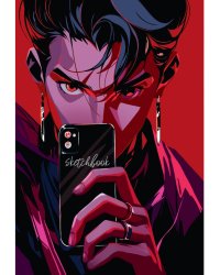 СКЕТЧБУК А5. КРАСАВЧИК (выб.лак)