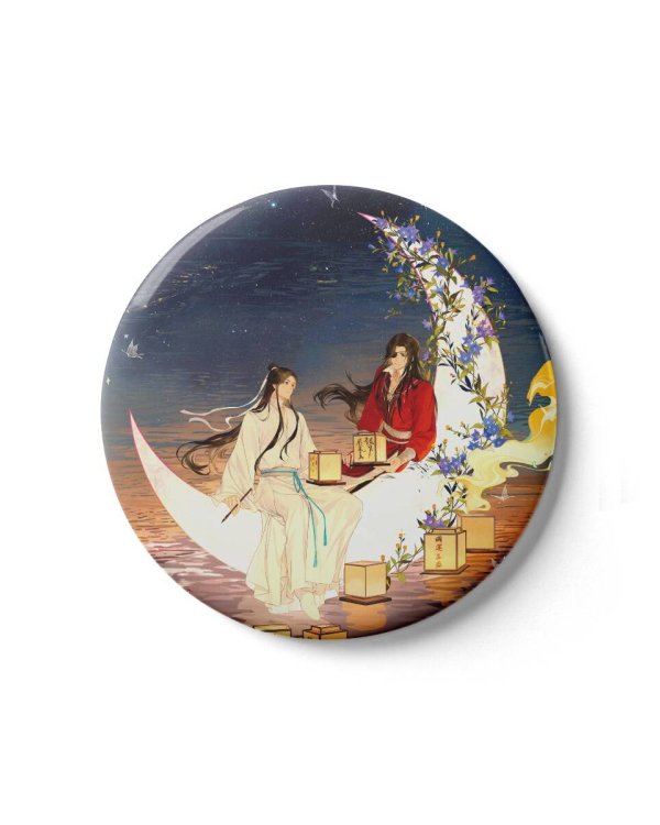 Значок металлический "Благословение небожителей. Месяц. Круг"