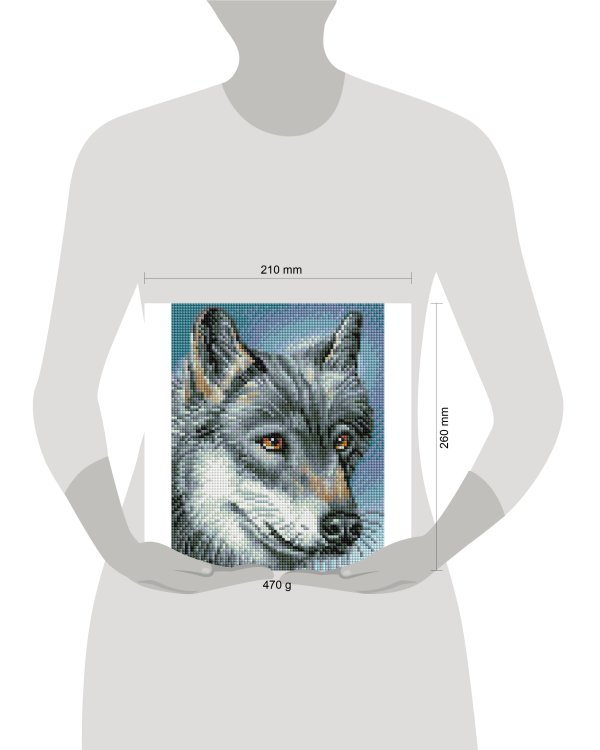 2502-ST-S Серый волк