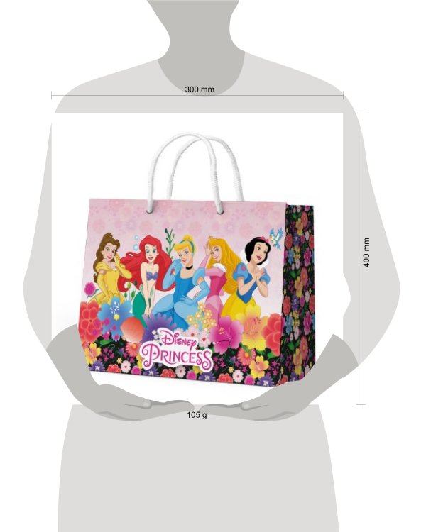 Принцессы. Пакет подарочный большой - 5, 400*300*140 мм