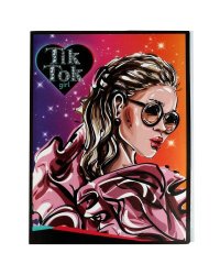 Папка с 20 вкладышами TIK TOK GIRL в кор.4*24шт