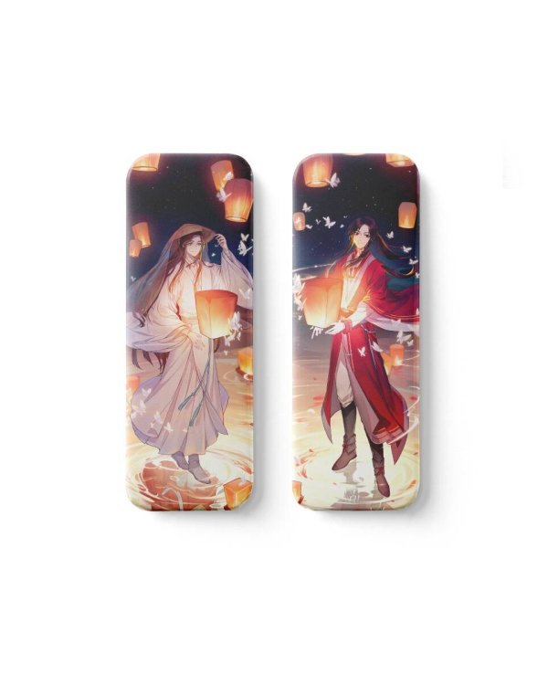 Набор значков металлических "Благословение небожителей. Се Лянь и Саньлан. Прямоугольник"